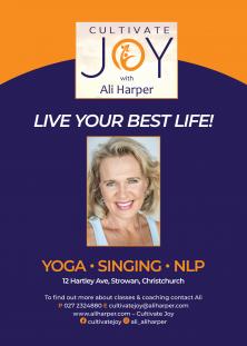Cultivate Joy A5 Flyer front page