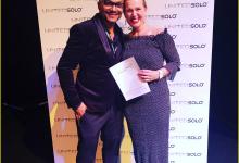 Ali Harper and Omar Sangare Artistic Director United Solo Festival2